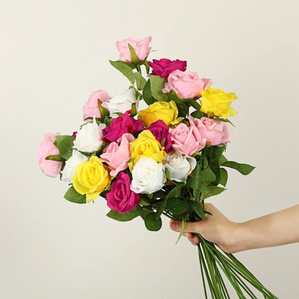 Premium Artificial Rose Flower 1 pcs – Home & Gift Decor