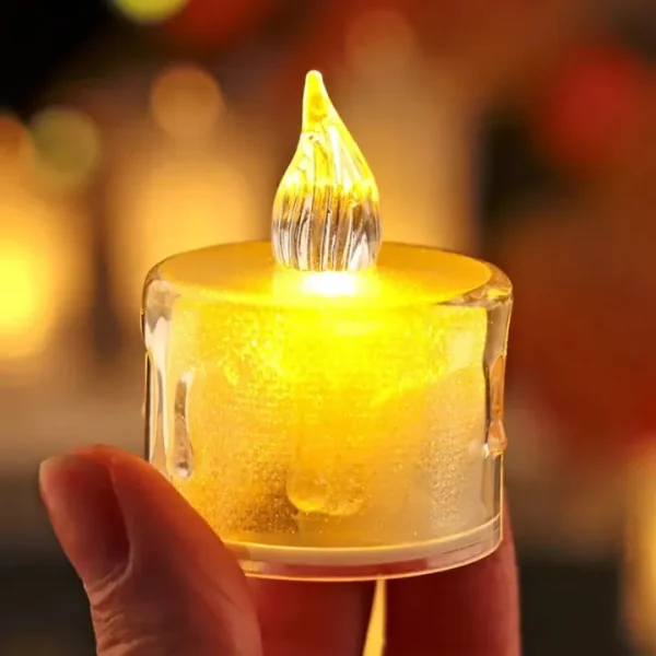 LED Flameless Candle Light – রিয়েল ক্যান্ডেল লুক, সেফ ও স্টাইলিশ ডেকোর