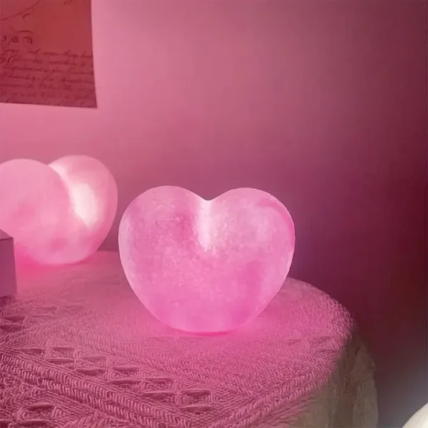 Love-Shaped Night Light – ভালোবাসার উষ্ণ আলো ❤️